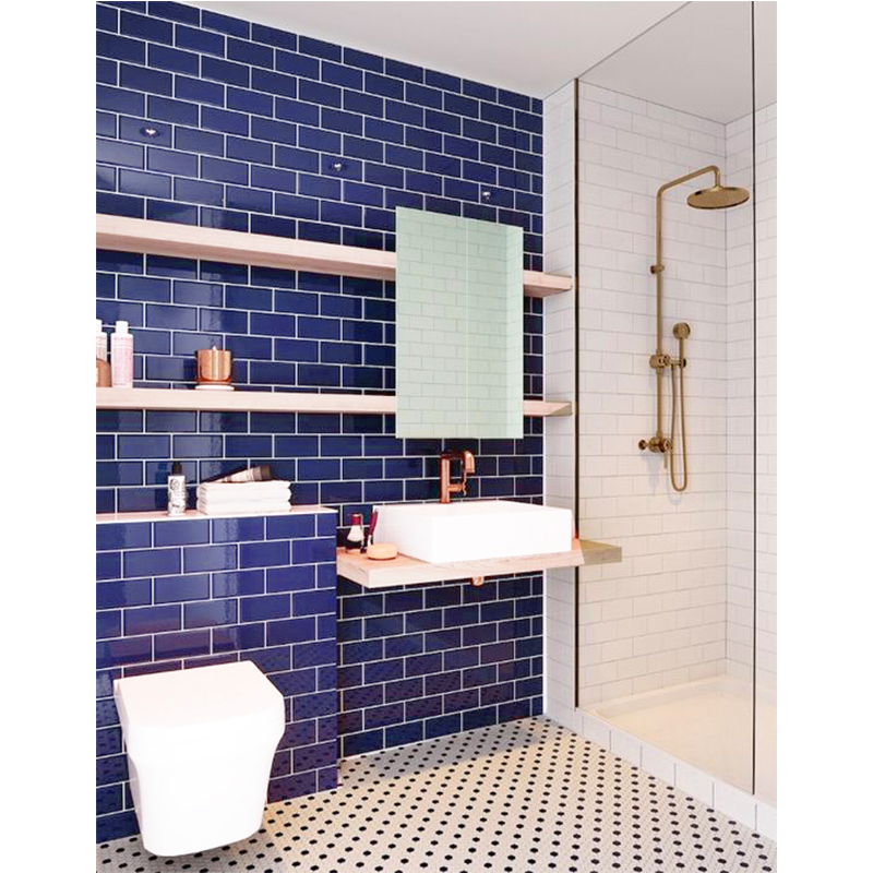 KITA Subway Glossy Dark Blue 10x20